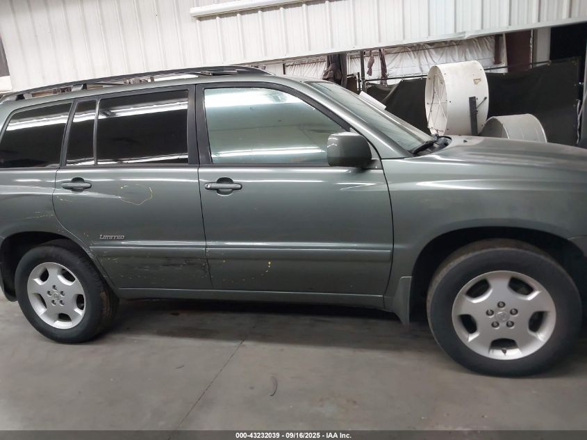 2007 Toyota Highlander Limited V6 VIN: JTEDP21A270144025 Lot: 43232039