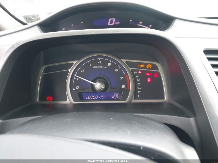 2010 Honda Civic Lx VIN: 2HGFA1F57AH586923 Lot: 43232063