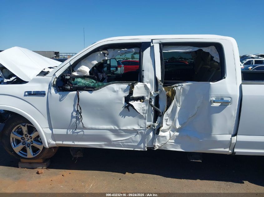 2018 Ford F-150 Lariat VIN: 1FTFW1EG2JKD90268 Lot: 43232116