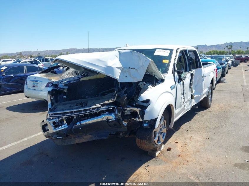 2018 Ford F-150 Lariat VIN: 1FTFW1EG2JKD90268 Lot: 43232116