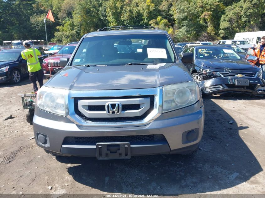 2011 Honda Pilot Lx VIN: 5FNYF4H22BB078475 Lot: 43232121