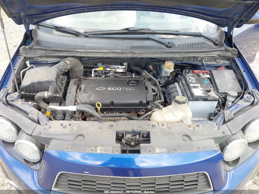 2013 Chevrolet Sonic Lt Auto VIN: 1G1JC5SGXD4255992 Lot: 43232127