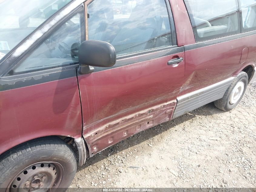 1991 Toyota Previa Dlx VIN: JT3AC11R2M0034756 Lot: 43232132