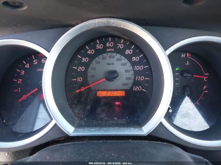 2005 Toyota Tacoma Prerunner V6 VIN: 5TETU62N15Z106560 Lot: 43232133