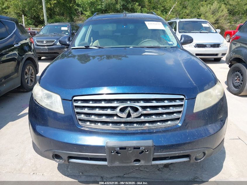 2006 Infiniti Fx35 VIN: JNRAS08W06X207012 Lot: 43232135