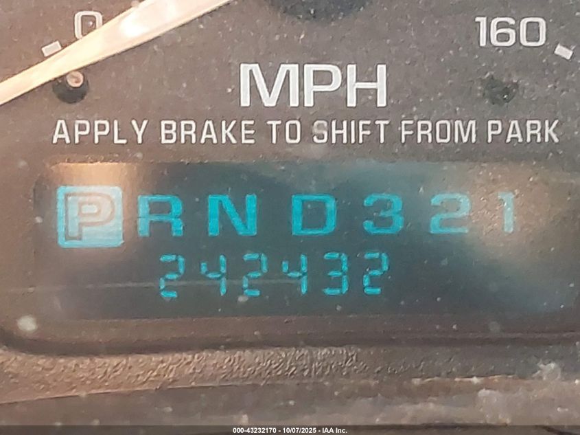 2002 Chevrolet Silverado 2500Hd Lt VIN: 1GCHK23U82F249251 Lot: 43232170