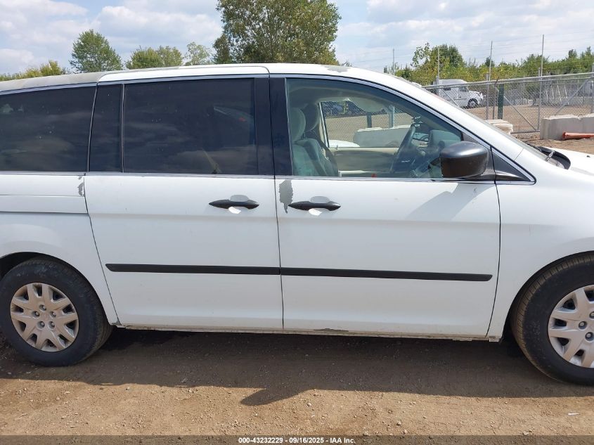 2009 Honda Odyssey Lx VIN: 5FNRL38279B036045 Lot: 43232229