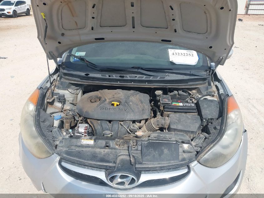 2013 Hyundai Elantra Gls VIN: 5NPDH4AE7DH173289 Lot: 43232252