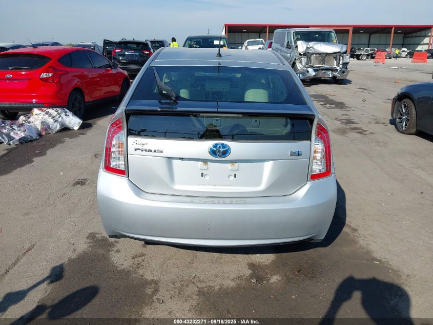 2015 Toyota Prius Two VIN: JTDKN3DU6F1962072 Lot: 43232271