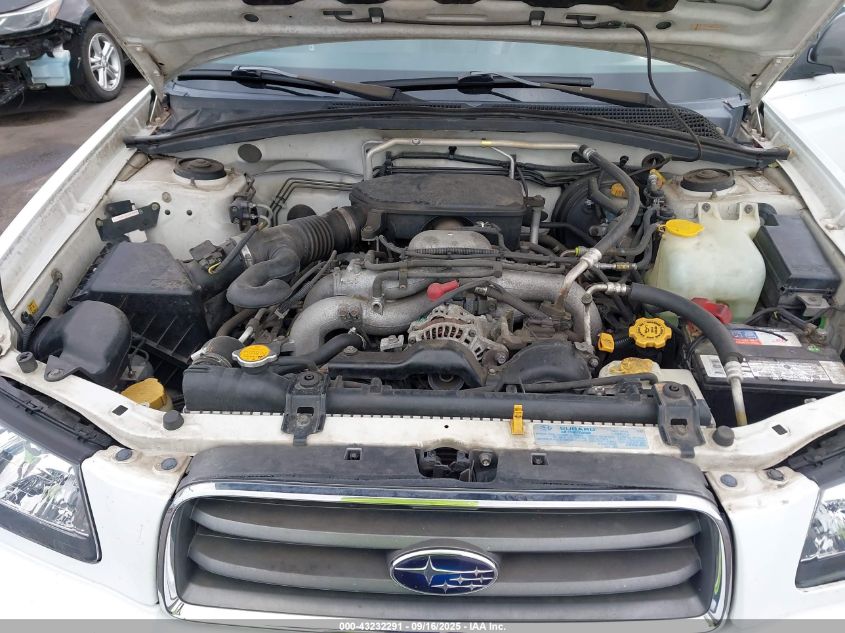 2005 Subaru Forester 2.5Xs VIN: JF1SG65645H703765 Lot: 43232291