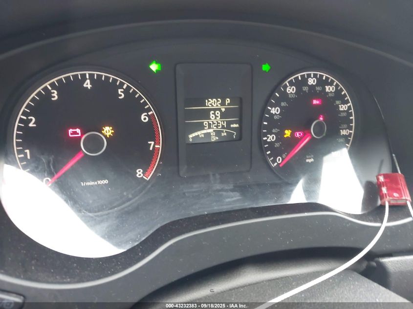 2012 Volkswagen Jetta 2.0L S VIN: 3VW2K7AJ2CM357794 Lot: 43232383