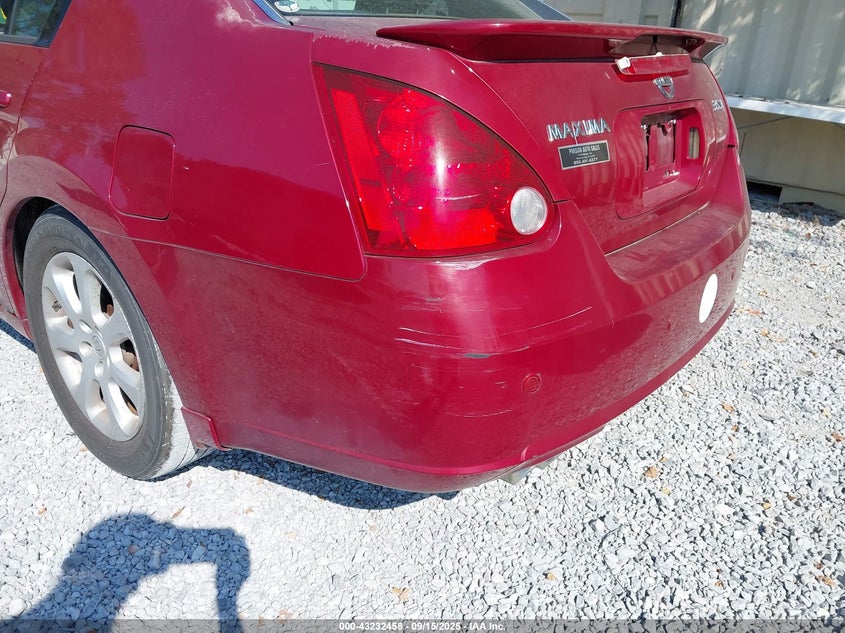 2007 Nissan Maxima 3.5 Sl VIN: 1N4BA41EX7C856766 Lot: 43232458