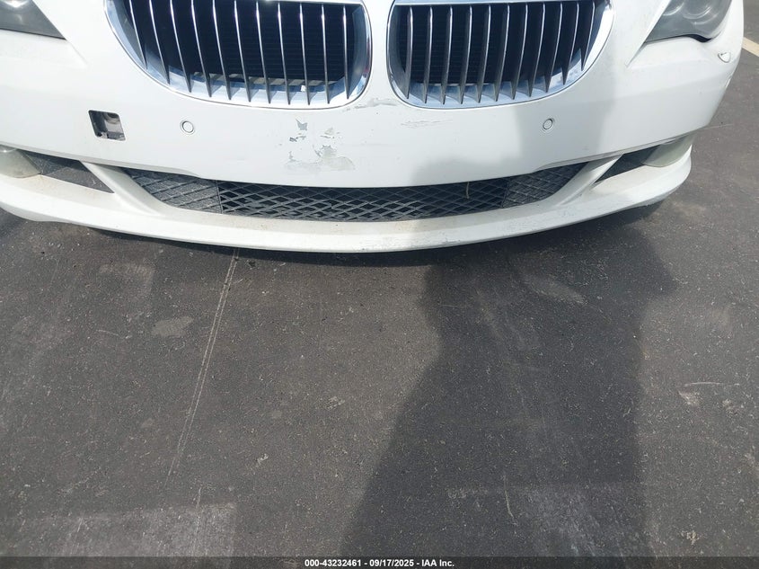 2008 BMW 650I VIN: WBAEB53518CX63396 Lot: 43232461