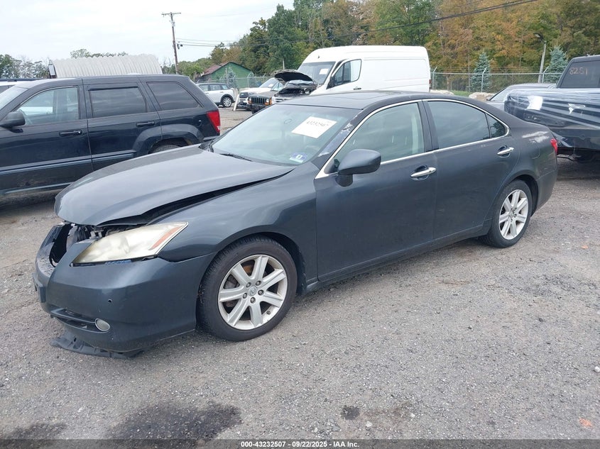 2007 Lexus Es 350 grey sedan gasoline JTHBJ46G172084506 photo #3