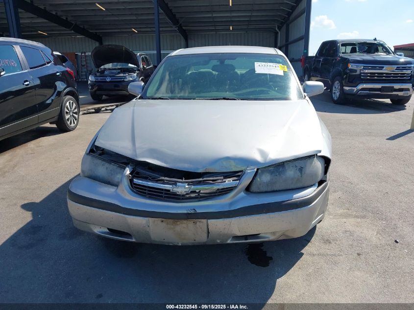 2005 Chevrolet Impala VIN: 2G1WF55E959192499 Lot: 43232545