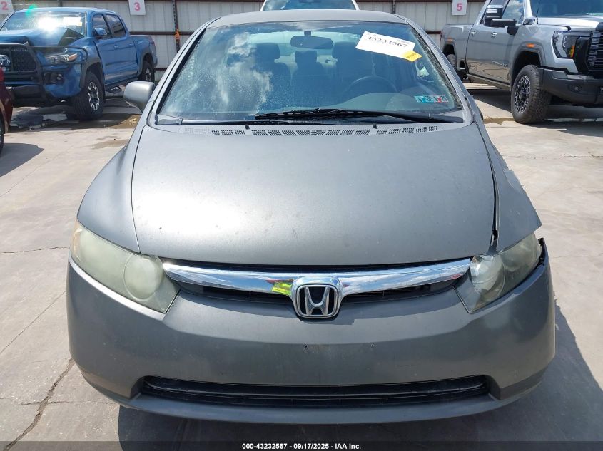 2008 Honda Civic Lx VIN: 2HGFA16538H502512 Lot: 43232567