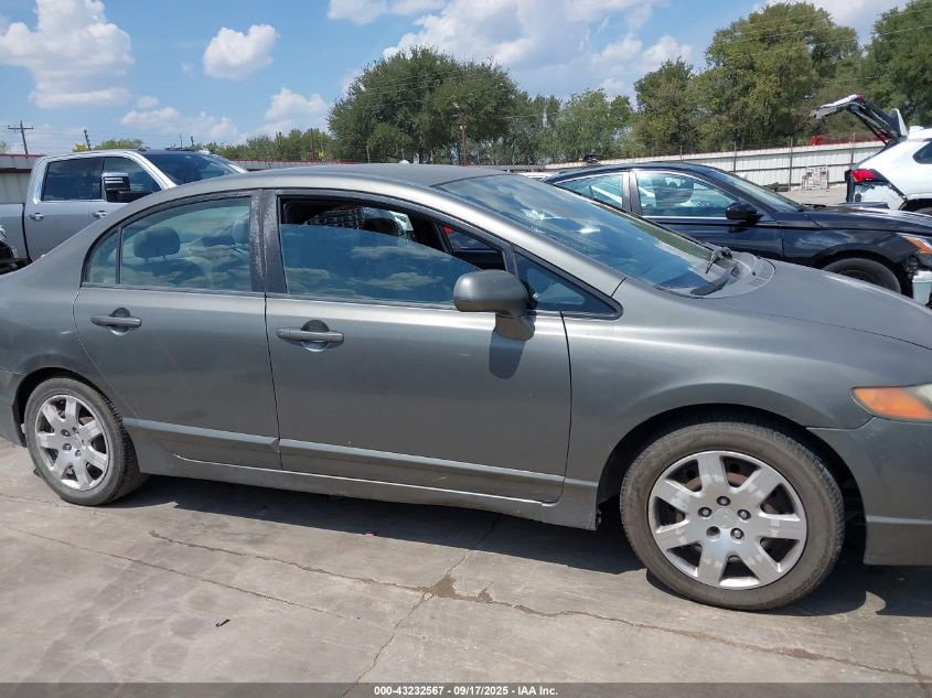 2008 Honda Civic Lx VIN: 2HGFA16538H502512 Lot: 43232567