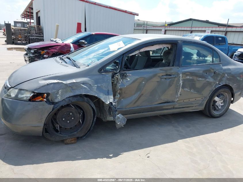 2008 Honda Civic Lx VIN: 2HGFA16538H502512 Lot: 43232567