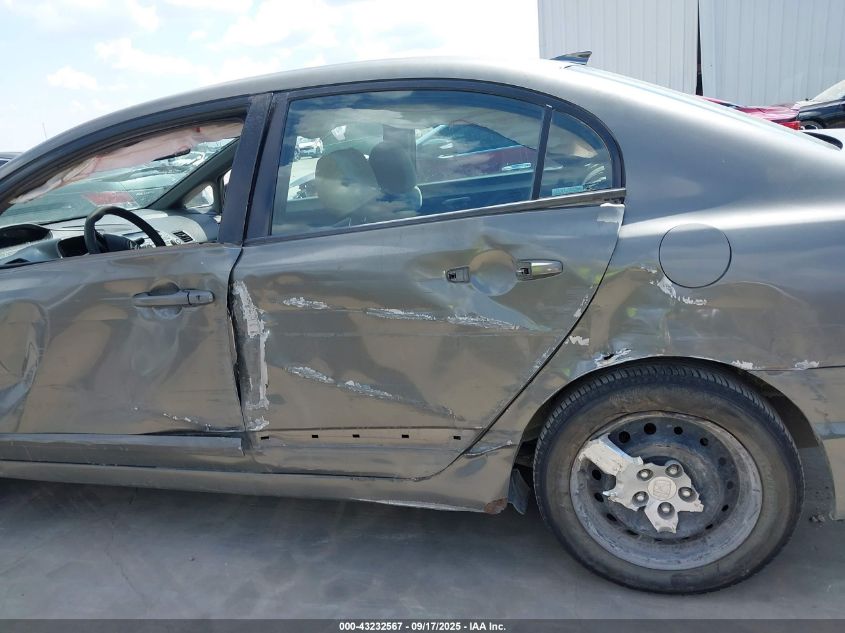 2008 Honda Civic Lx VIN: 2HGFA16538H502512 Lot: 43232567