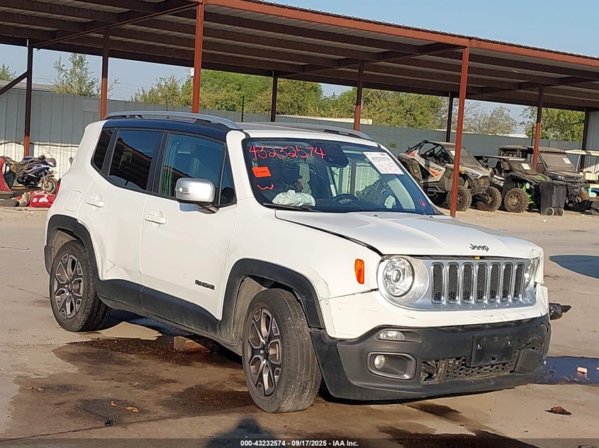 2018 JEEP RENEGADE LIMITED FWD - ZACCJADB2JPG86162