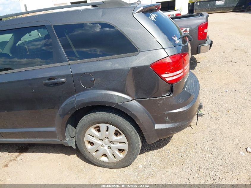 2016 Dodge Journey Se VIN: 3C4PDCAB0GT166326 Lot: 43232694