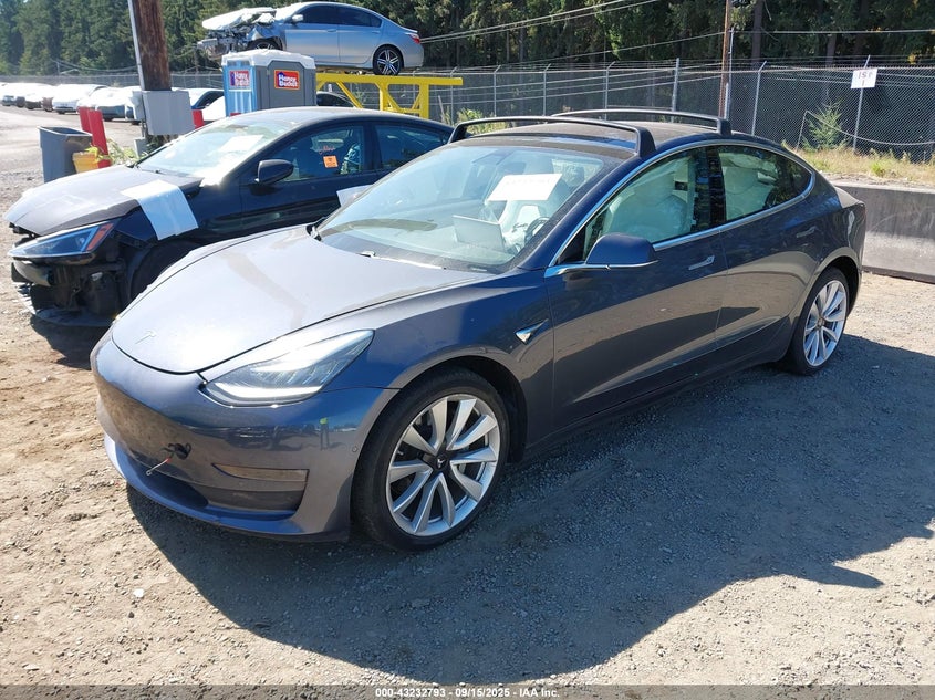 Vin: 5yj3e1eb2kf192668, lot: 43727329, tesla model 3 long range/performance 20192