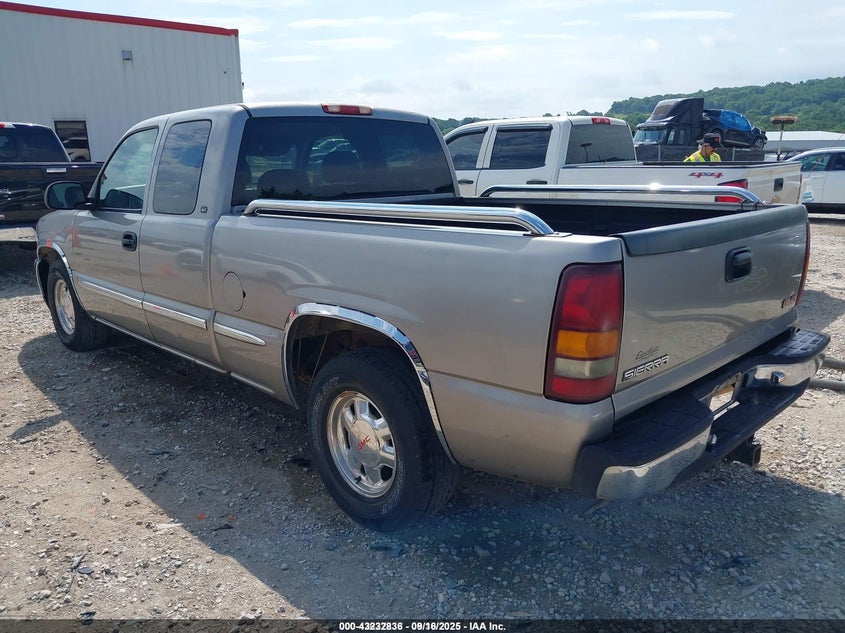 2000 GMC Sierra 1500 Sl silver truck null 2GTEC19T7Y1136481 photo #4