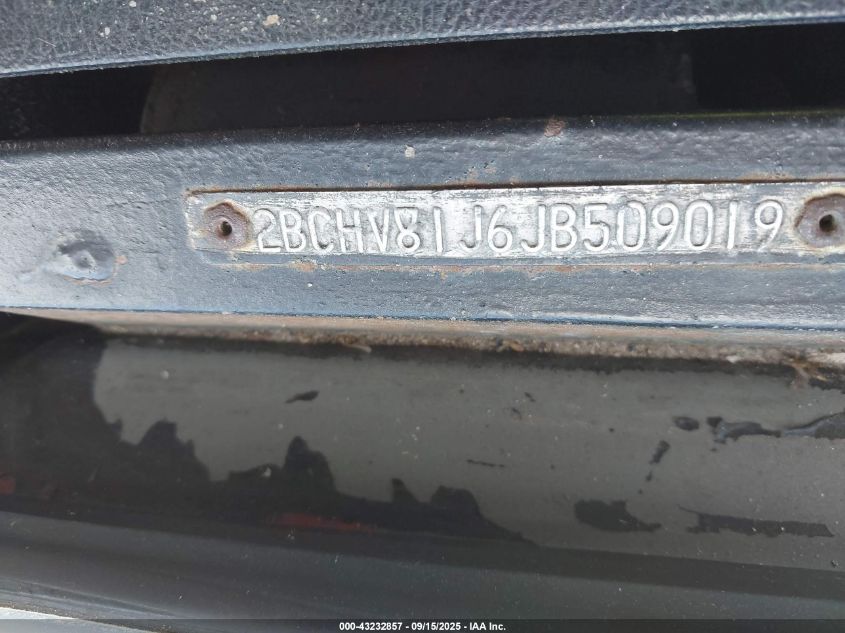 1988 Jeep Wrangler VIN: 2BCHV81J6JB509019 Lot: 43232857