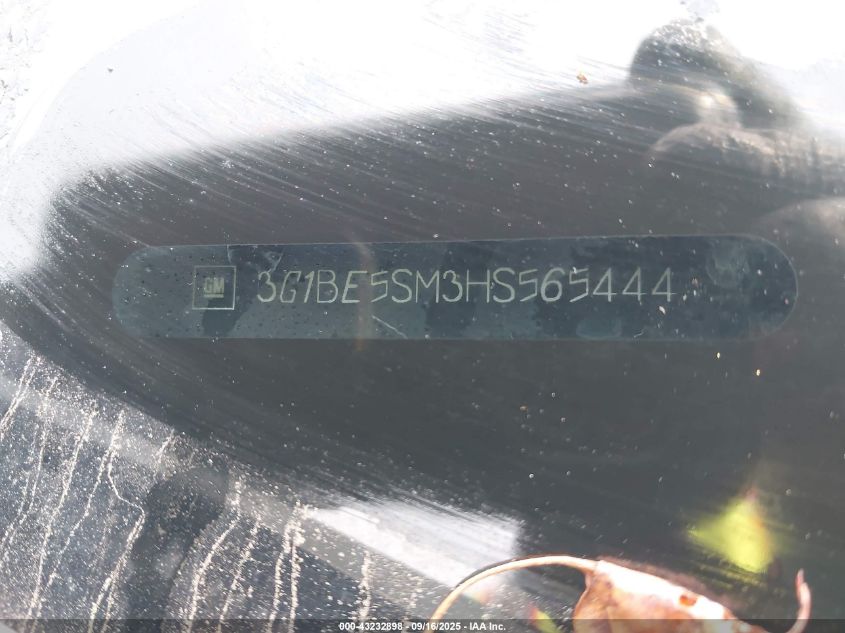 2017 Chevrolet Cruze Lt Auto VIN: 3G1BE5SM3HS565444 Lot: 43232898