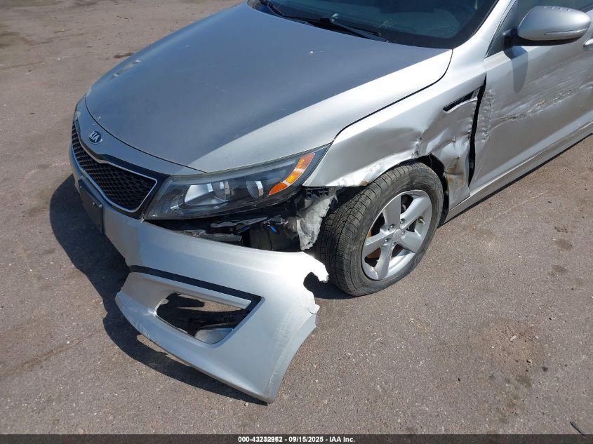 2015 Kia Optima Lx VIN: 5XXGM4A76FG390597 Lot: 43232962