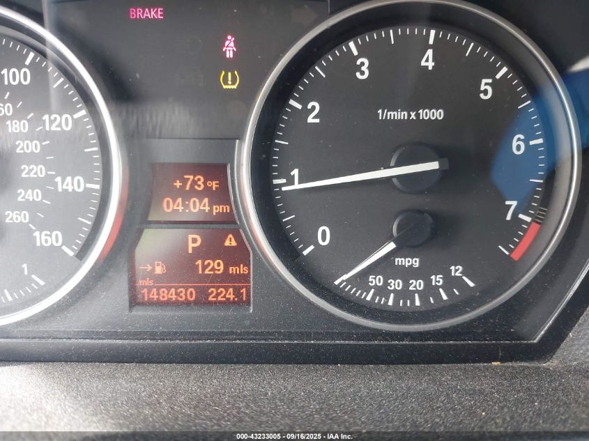 2009 BMW 328I xDrive VIN: WBAPK53579A512131 Lot: 43233005