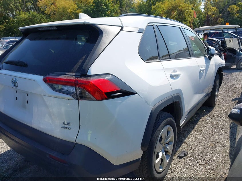 2020 Toyota Rav4 Le VIN: 2T3G1RFVXLC102877 Lot: 43233007