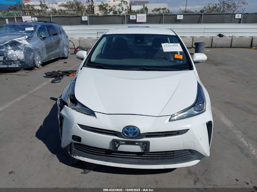 2020 Toyota Prius Le VIN: JTDKARFU4L3124540 Lot: 43233020