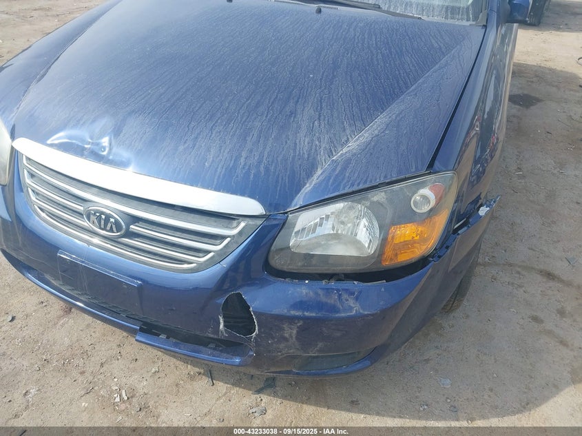 2009 Kia Spectra Ex VIN: KNAFE222995622292 Lot: 43233038