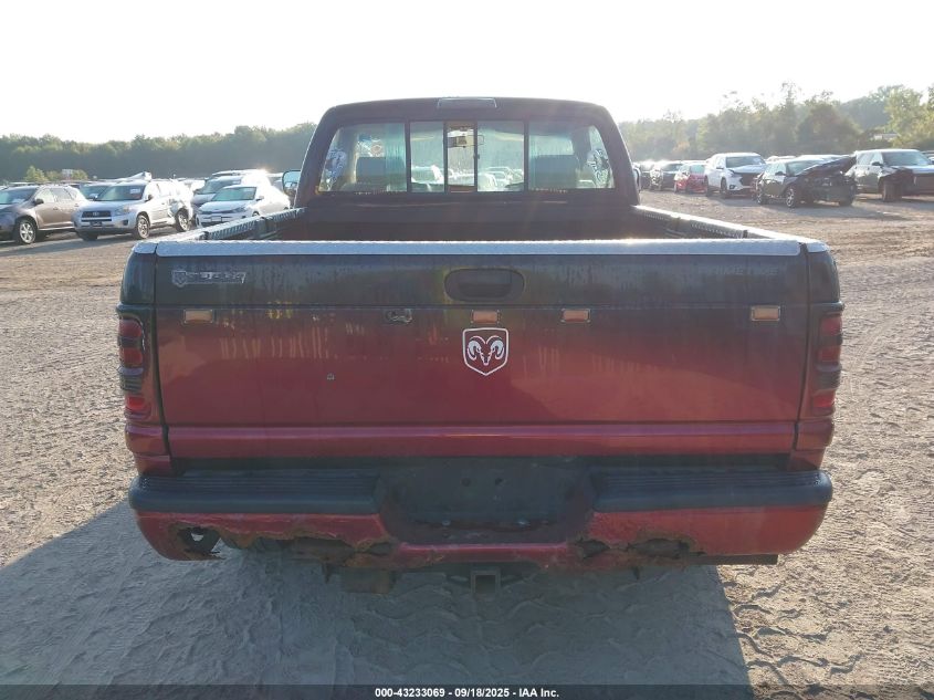 1996 Dodge Ram 1500 VIN: 1B7HF16Z5TS662940 Lot: 43233069