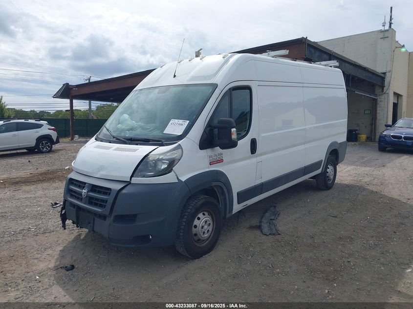 Vin: 3c6trvdglhe506963, lot: 43727623, ram promaster 2500 high roof 159 wb 20172