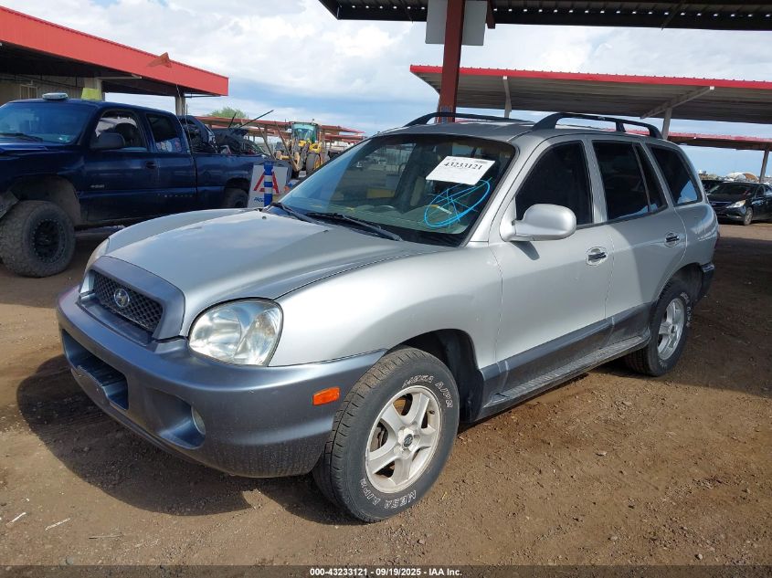 2004 Hyundai Santa Fe Gls/Lx VIN: KM8SC13EX4U737133 Lot: 43233121