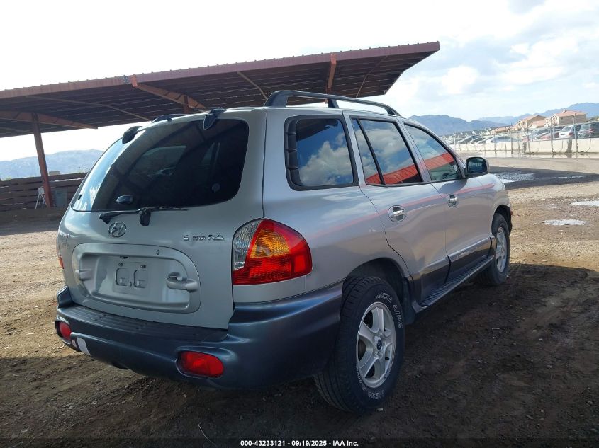 2004 Hyundai Santa Fe Gls/Lx VIN: KM8SC13EX4U737133 Lot: 43233121
