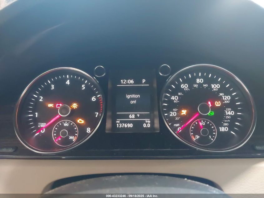 2014 Volkswagen Cc 2.0T Executive VIN: WVWRP7AN3EE503019 Lot: 43233246