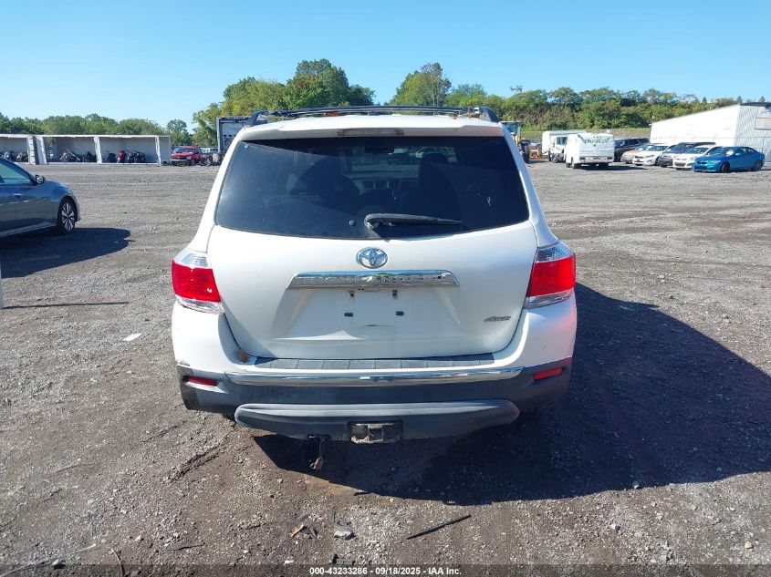 2012 Toyota Highlander Limited V6 VIN: 5TDDK3EH7CS142603 Lot: 43233286
