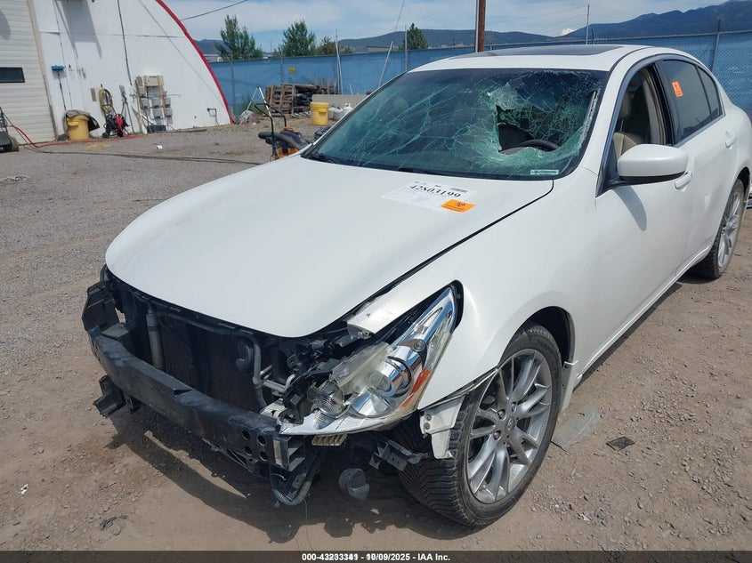2011 Infiniti G37X VIN: JN1CV6AR8BM352479 Lot: 43233341