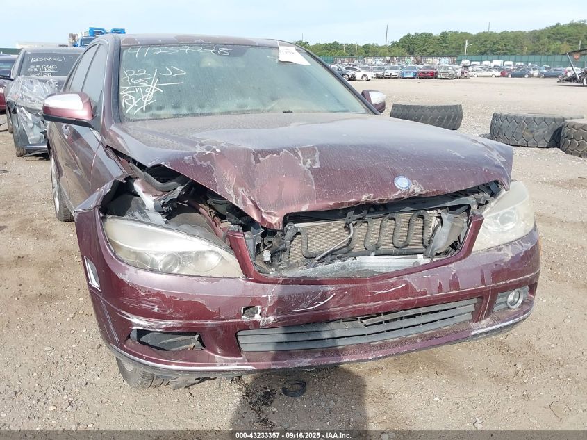 2008 Mercedes-Benz C 300 VIN: WDDGF81X88F158091 Lot: 43233357