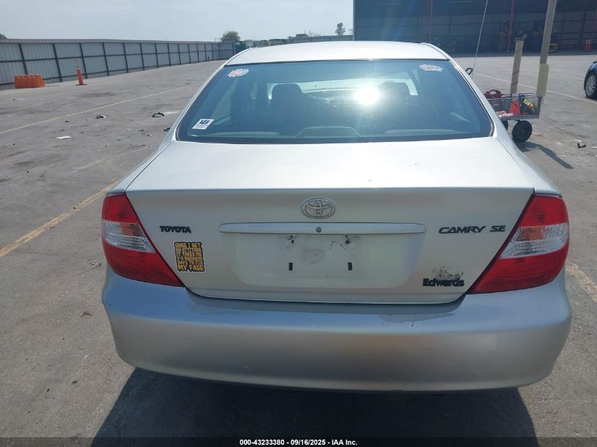 2004 Toyota Camry Se VIN: 4T1BE32K84U921922 Lot: 43233380