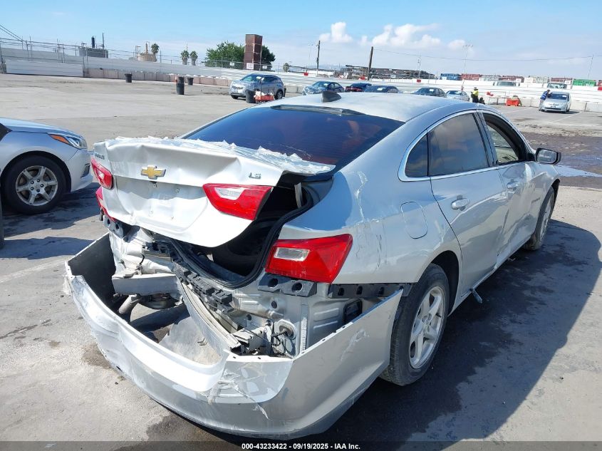 2016 Chevrolet Malibu Ls VIN: 1G1ZB5ST3GF208282 Lot: 43233422