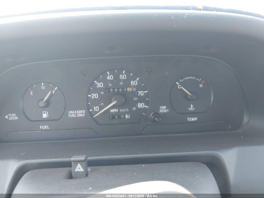 1991 Ford Escort Lx VIN: 1FAPP11J5MW278747 Lot: 43233441