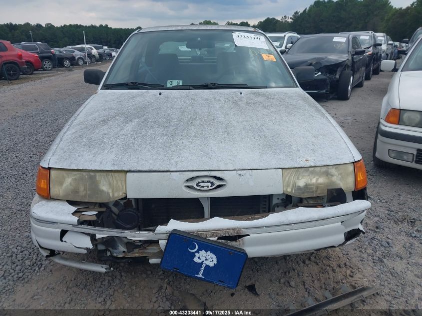 1991 Ford Escort Lx VIN: 1FAPP11J5MW278747 Lot: 43233441