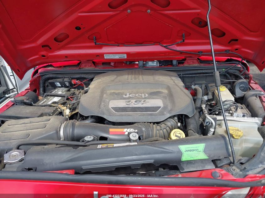 2013 Jeep Wrangler Sport VIN: 1C4AJWAG1DL674307 Lot: 43233558