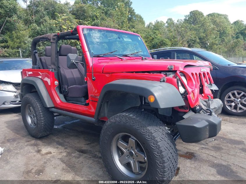 2013 Jeep Wrangler Sport VIN: 1C4AJWAG1DL674307 Lot: 43233558