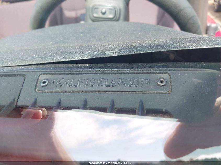 2013 Jeep Wrangler Sport VIN: 1C4AJWAG1DL674307 Lot: 43233558