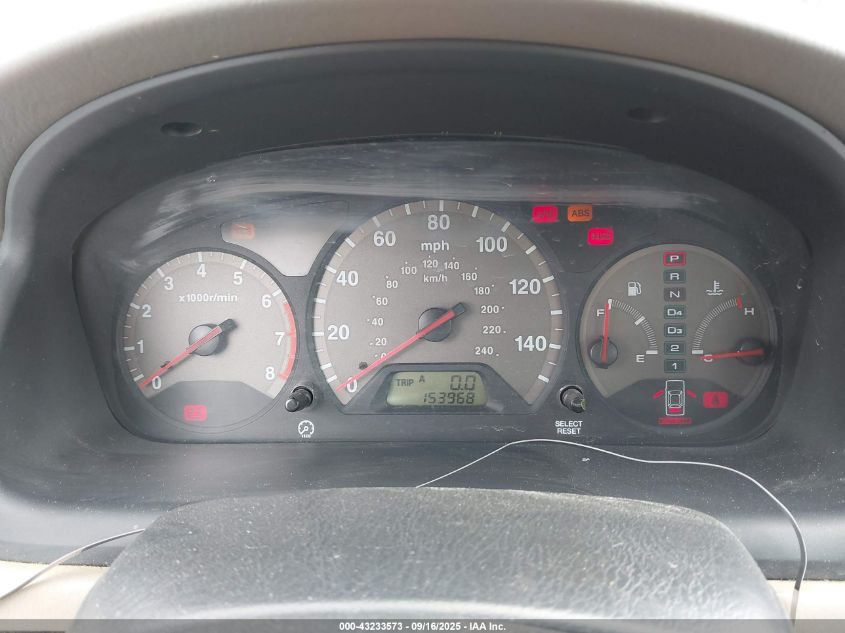 2001 Honda Accord 3.0 Ex VIN: 1HGCG22561A001972 Lot: 43233573